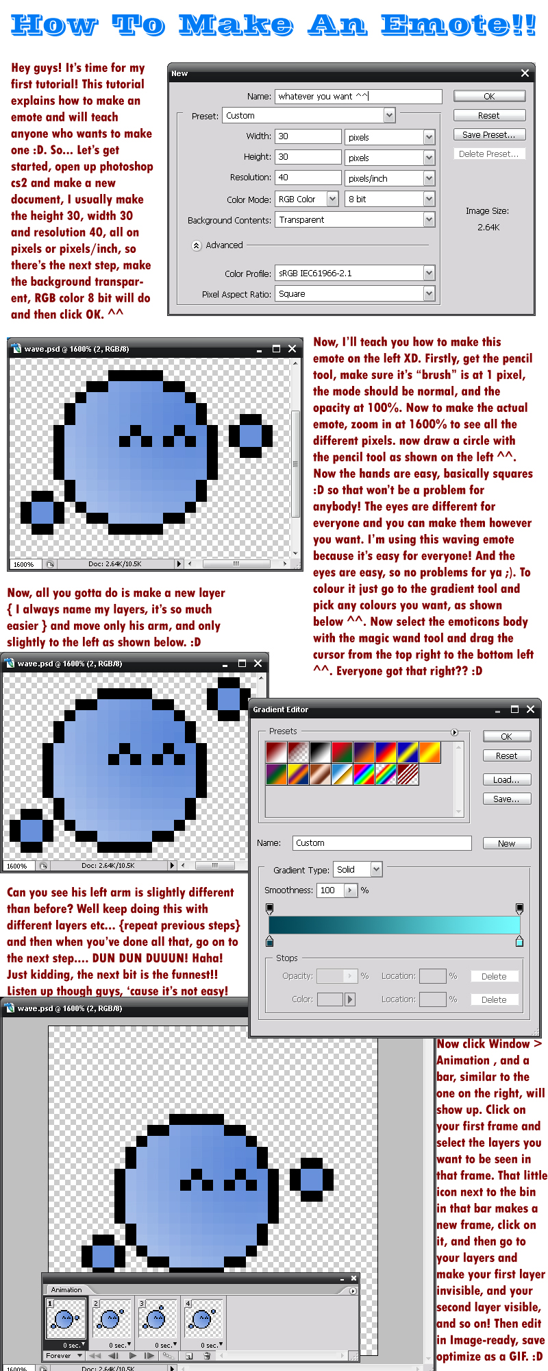 How to Make An Animated Emote by UzumakiSlumpBallZ on DeviantArt