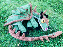 Terrible Terror Crochet Dragon - Pattern