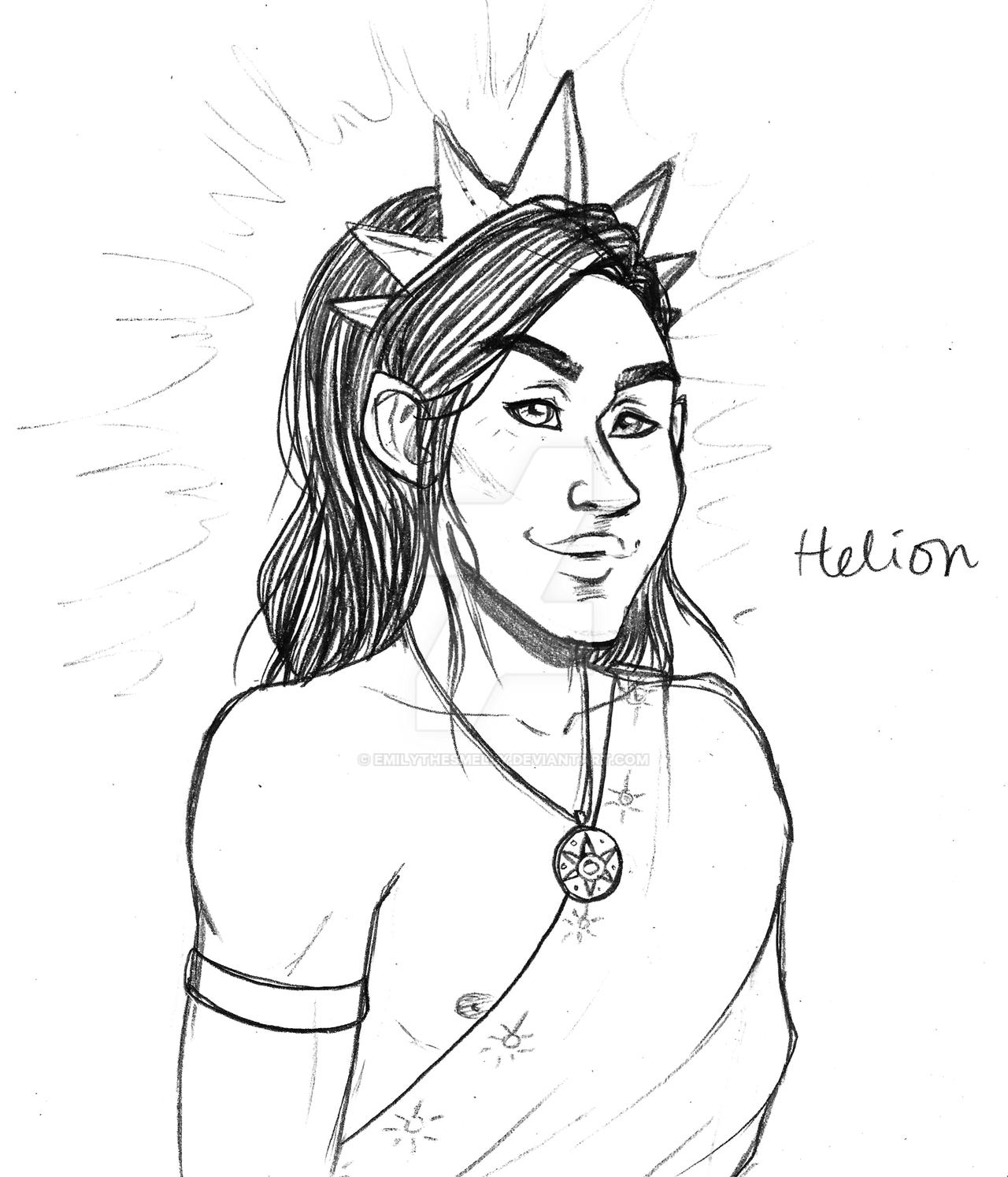 Helion Character High Lord Helion of the Day Court Sketch by emilythesmelly on DeviantArt