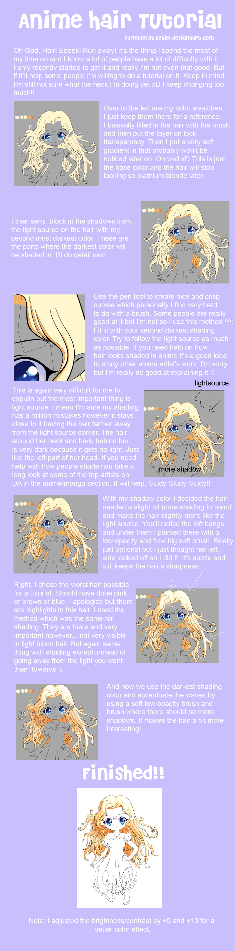 Anime Hair Tutorial