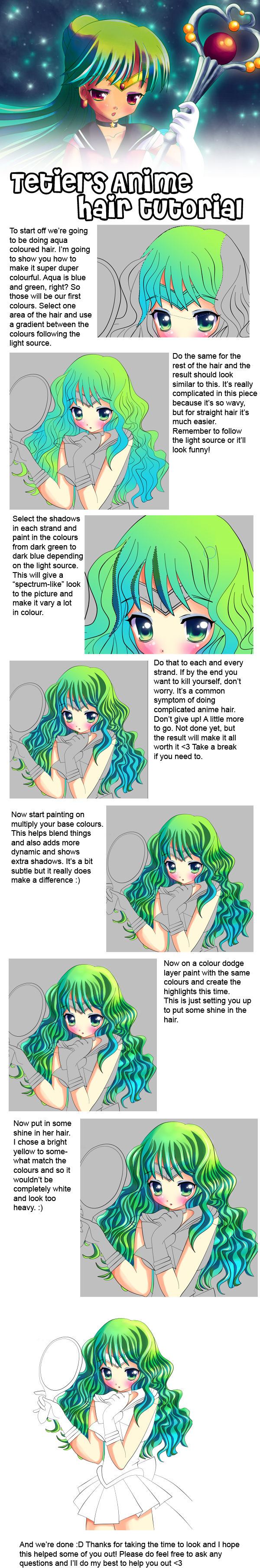 Hair Tutorial by Tetiel on DeviantArt Hair Tutorial by Tetiel on DeviantArt