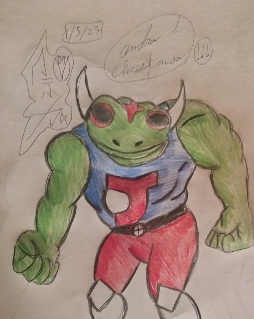 BULLFROG JOE First Drawing by ACtheBodyguard on DeviantArt