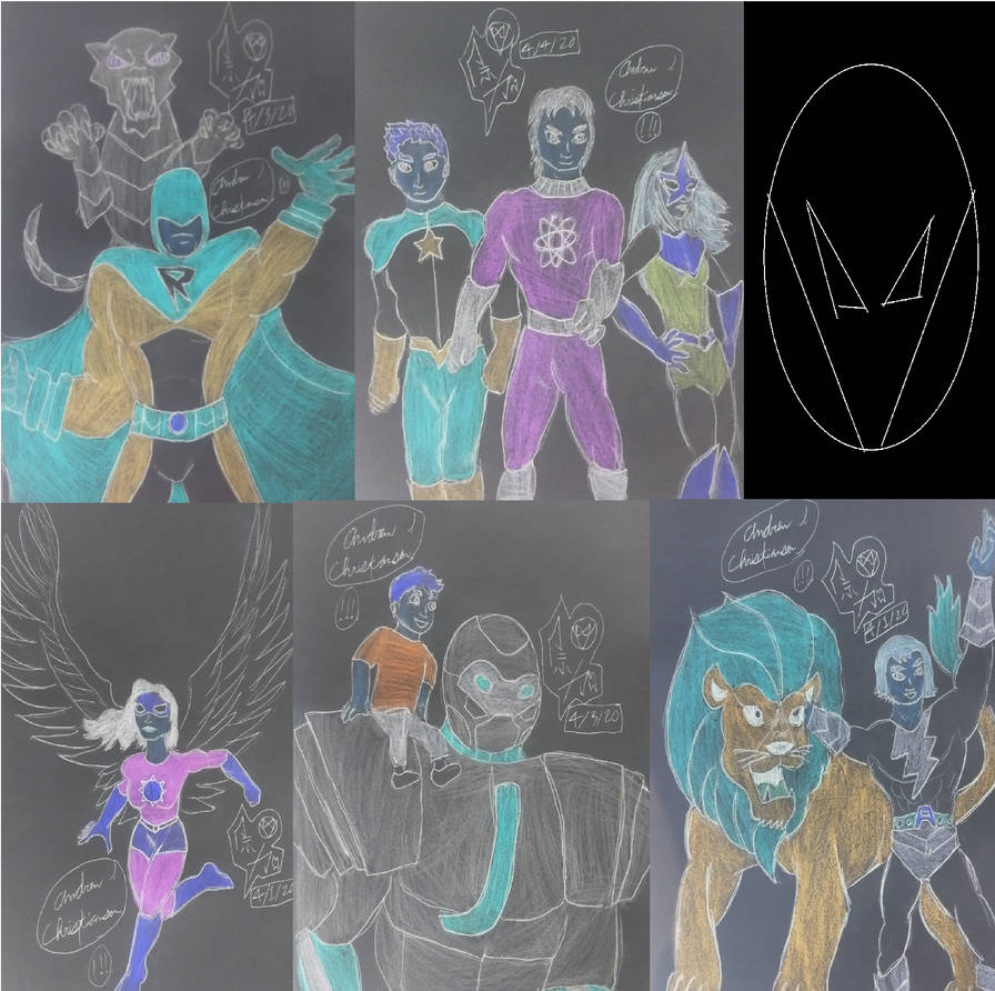 Covert Draw Inverted Drawing Collage by ACtheBodyguard on DeviantArt