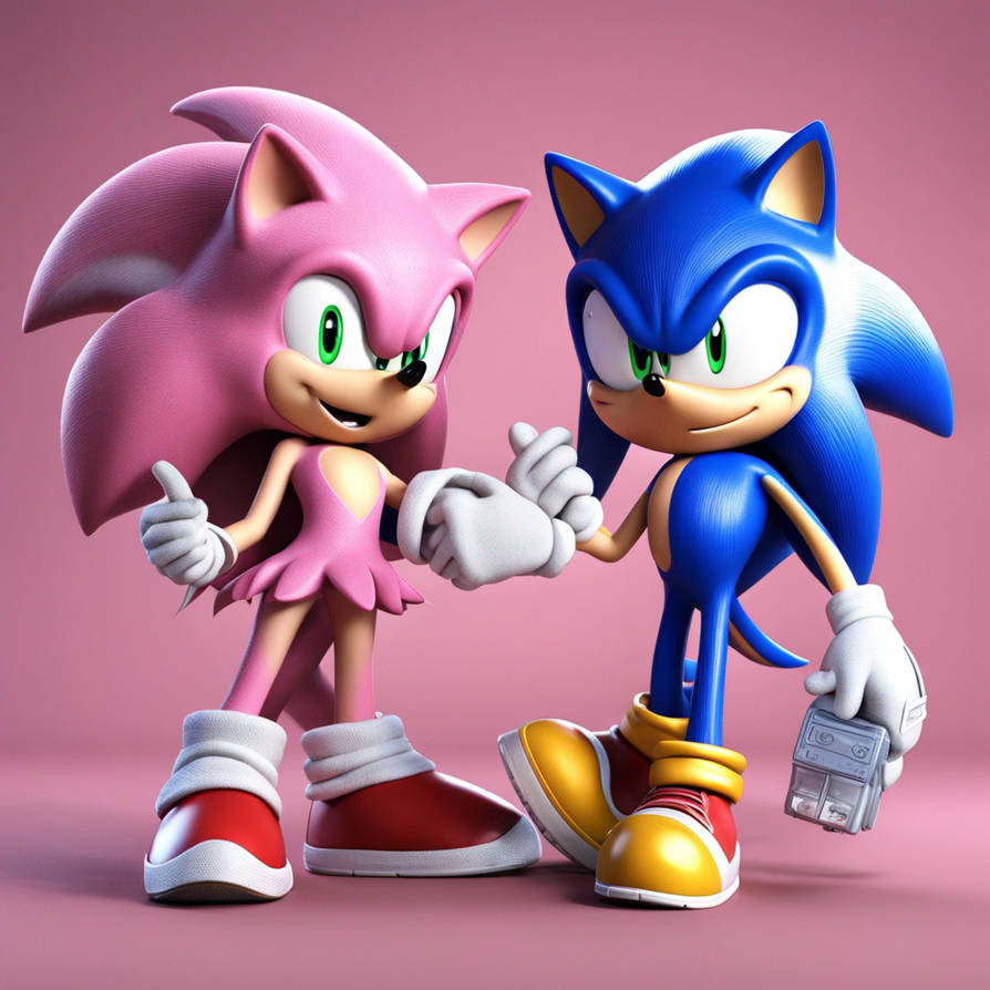 Amy Rose and Cream the Rabbit Wintertime 3D Render by TPPercival on ...