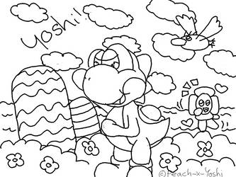 yoshi lineart v2