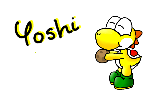 yellow chibi yoshi