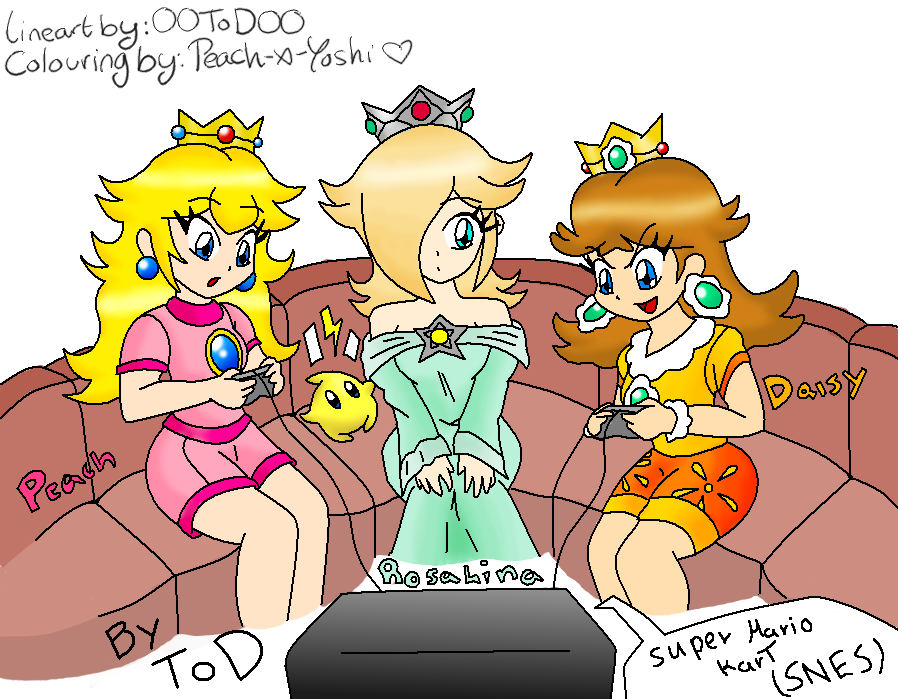 Playing girls...-COLOURED-