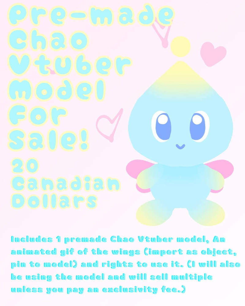 Chao Image Model Chao Vtuber model for sale! Contact me for info by SpeedyFilmsYT on ...