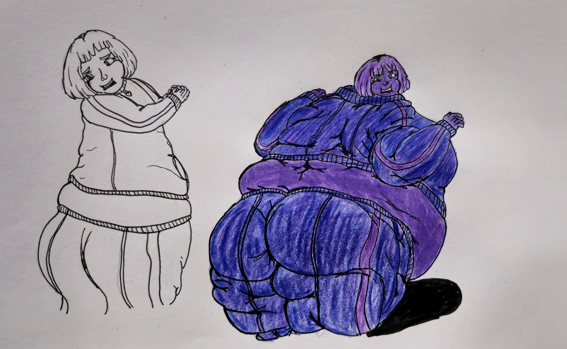 Violets Backside Violets rear 2x by jojo556679 on DeviantArt
