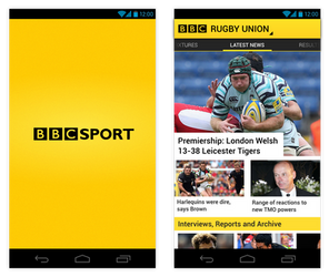 BBC Sport Android App Design