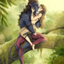 Kiss under sunlight