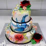 Tattoo cake front