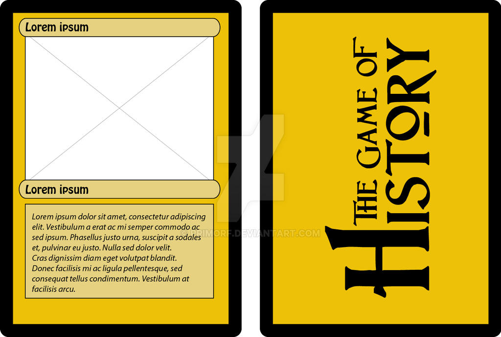History Game Card Example The Game of History - playing card by Primorf on DeviantArt