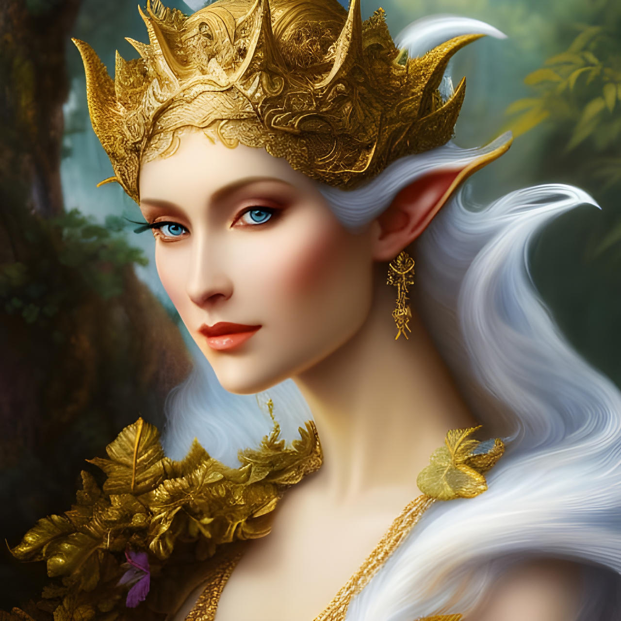 Elf Queen Vector Queen of the Elves by LanternBearer3 on DeviantArt