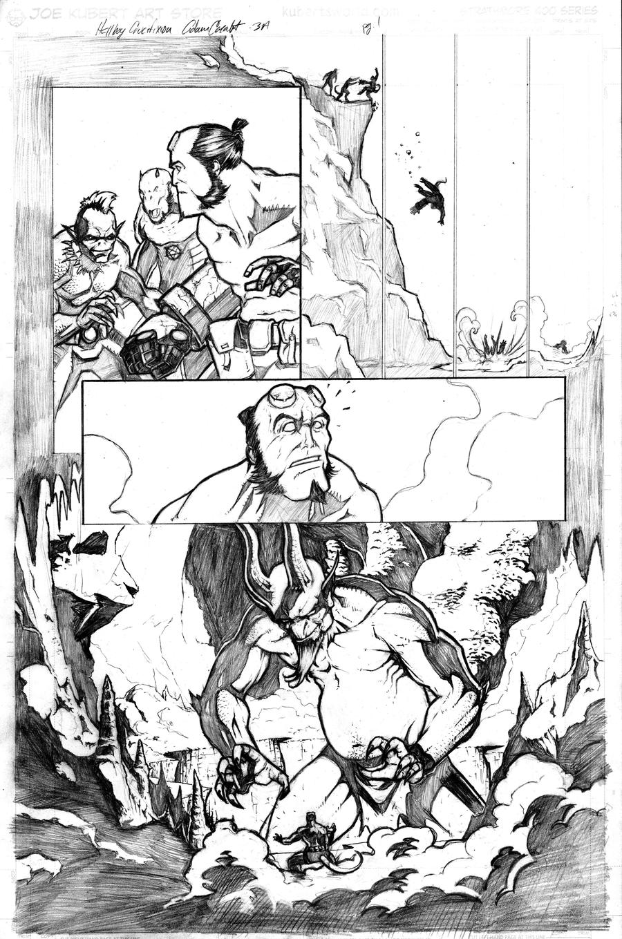 Hellboy Crucifixtion Page 1