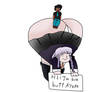 Rico floating with big butt Kyoko