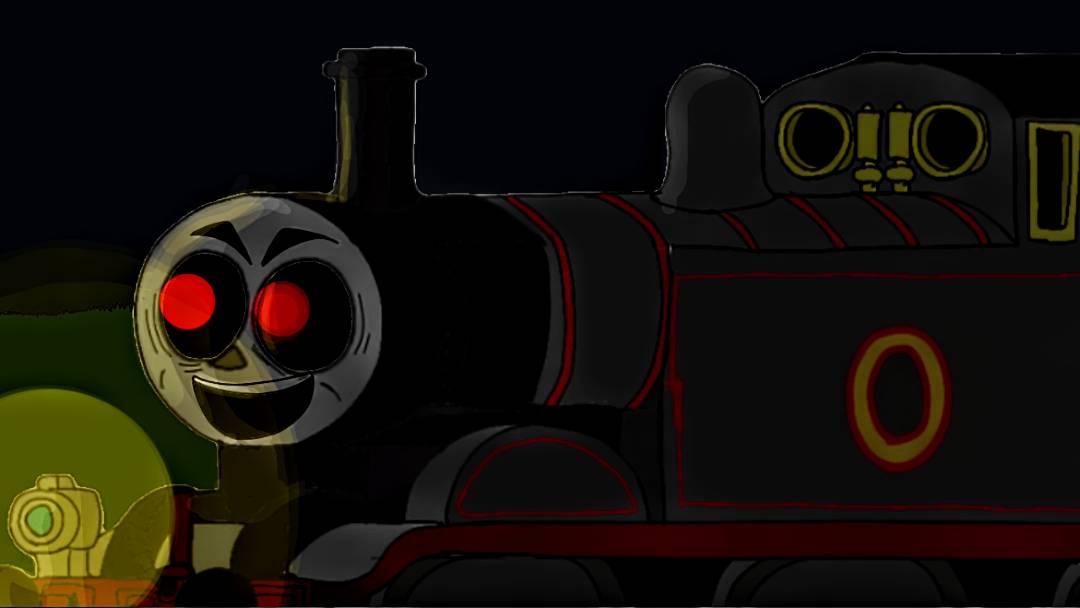Timothy The Ghost Train Coloring Page