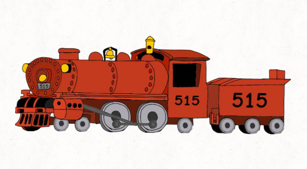 The big red train Porky's railroad by endlesspossum on DeviantArt