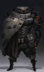 Robot Warrior by Guesscui