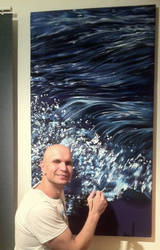 SEA of DESIRE (148x81cm oil canvas)