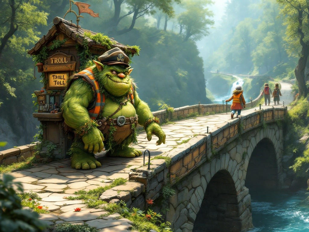 Troll Booth Jamuary 2025 (1/18): Toll (Troll) Booth Operator by Kastellen on DeviantArt