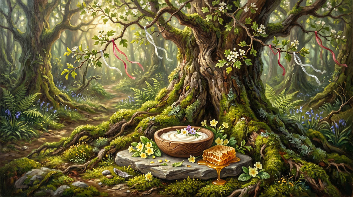 Beltane Faeries Magical May 2026 (05/01): Beltane - Fairy Altar by Kastellen on DeviantArt