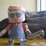 Engineer from TF2 papercraft