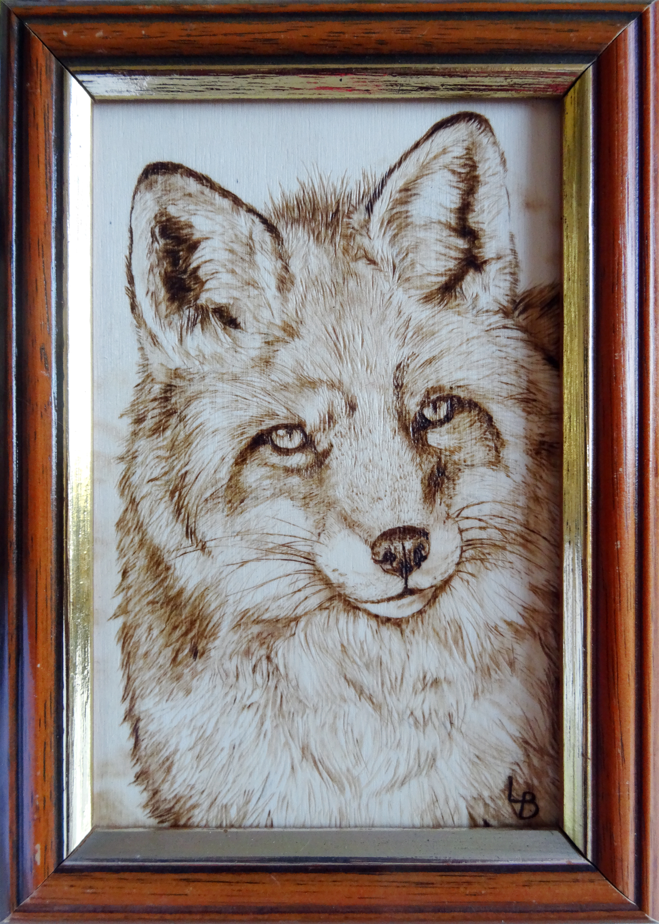 Pyrography - Fox by Holly-Toadstool on DeviantArt