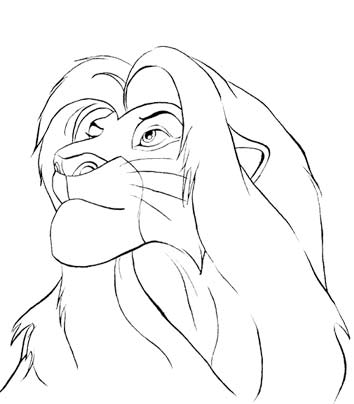Simba Line Simba Line-art by Holly-Toadstool on DeviantArt