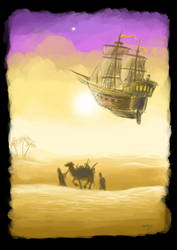 Quick drawing: Ship of the Desert