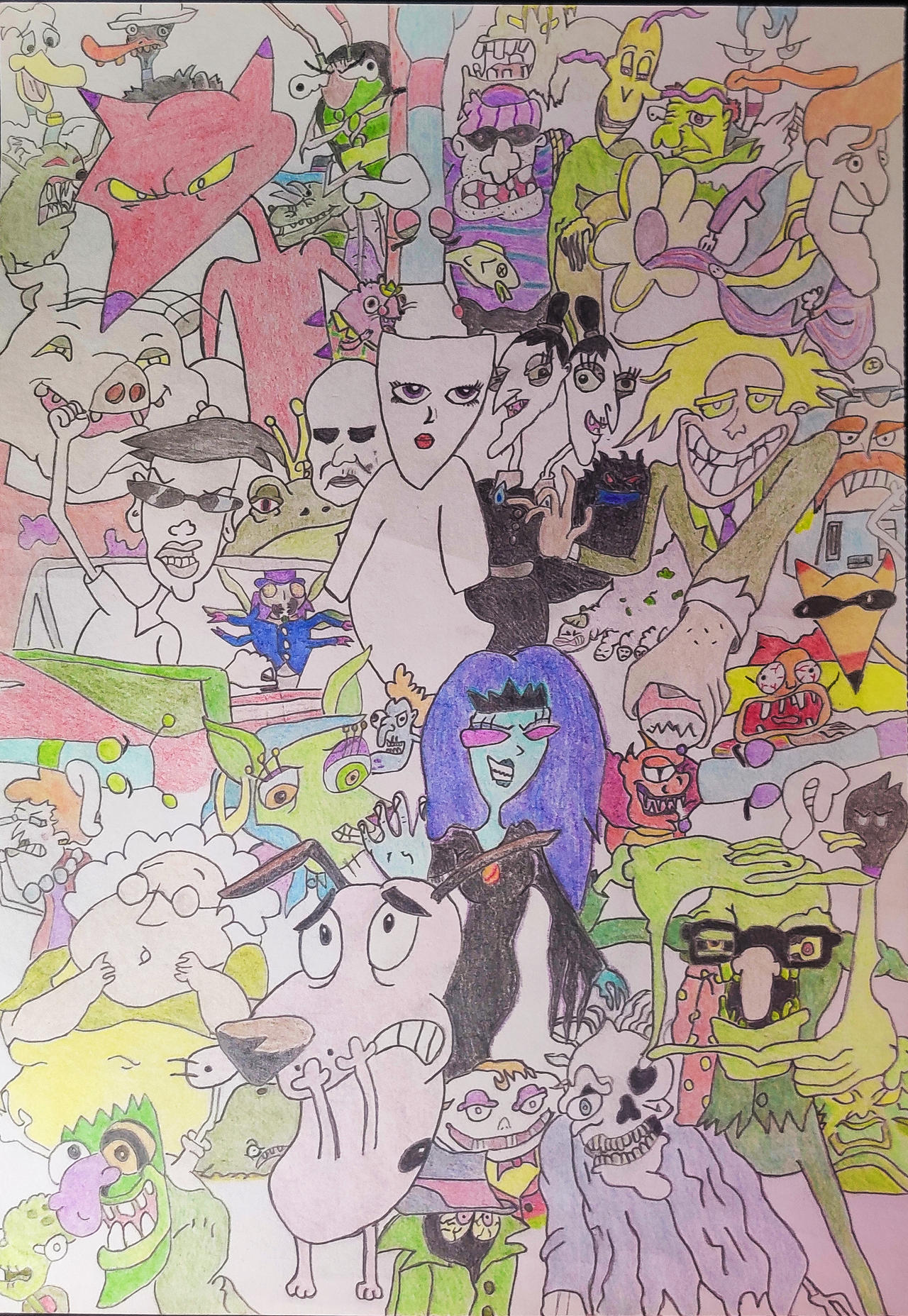And Collage Deviantart Courage the Cowardly Dog Collage by CFSKETCH on DeviantArt