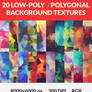 20 Polygonal Low Poly Background HQ Textures
