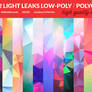 12 Light Leaks Low-Poly Polygonal Textures