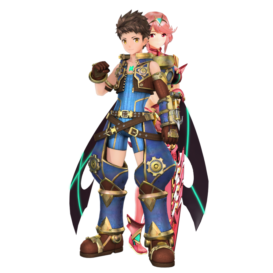 Rex and Pyra by AnimalOfEden on DeviantArt