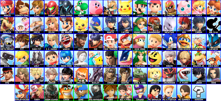 My Ultimate Roster w/ Additional DLC by AnimalOfEden on DeviantArt