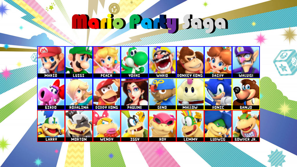 Mario Party Saga (Alternate Roster) by AnimalOfEden on DeviantArt