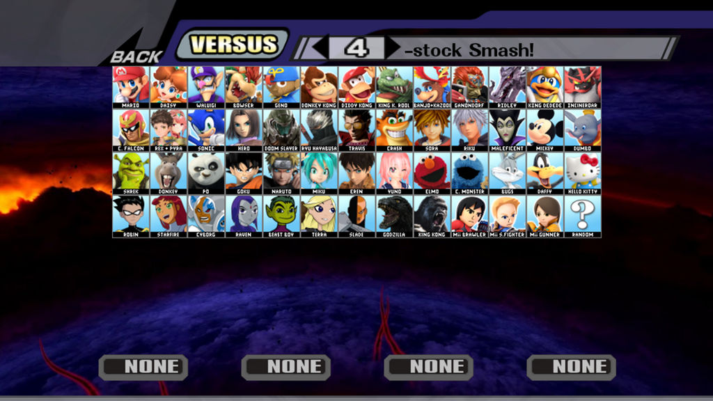 Random Character Mix Smash Roster by AnimalOfEden on DeviantArt