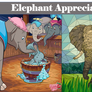 Elephant Appreciation - Happy Color Style