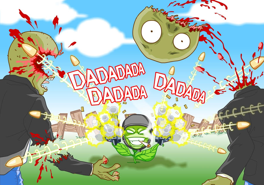 Plants vs Zombies fight