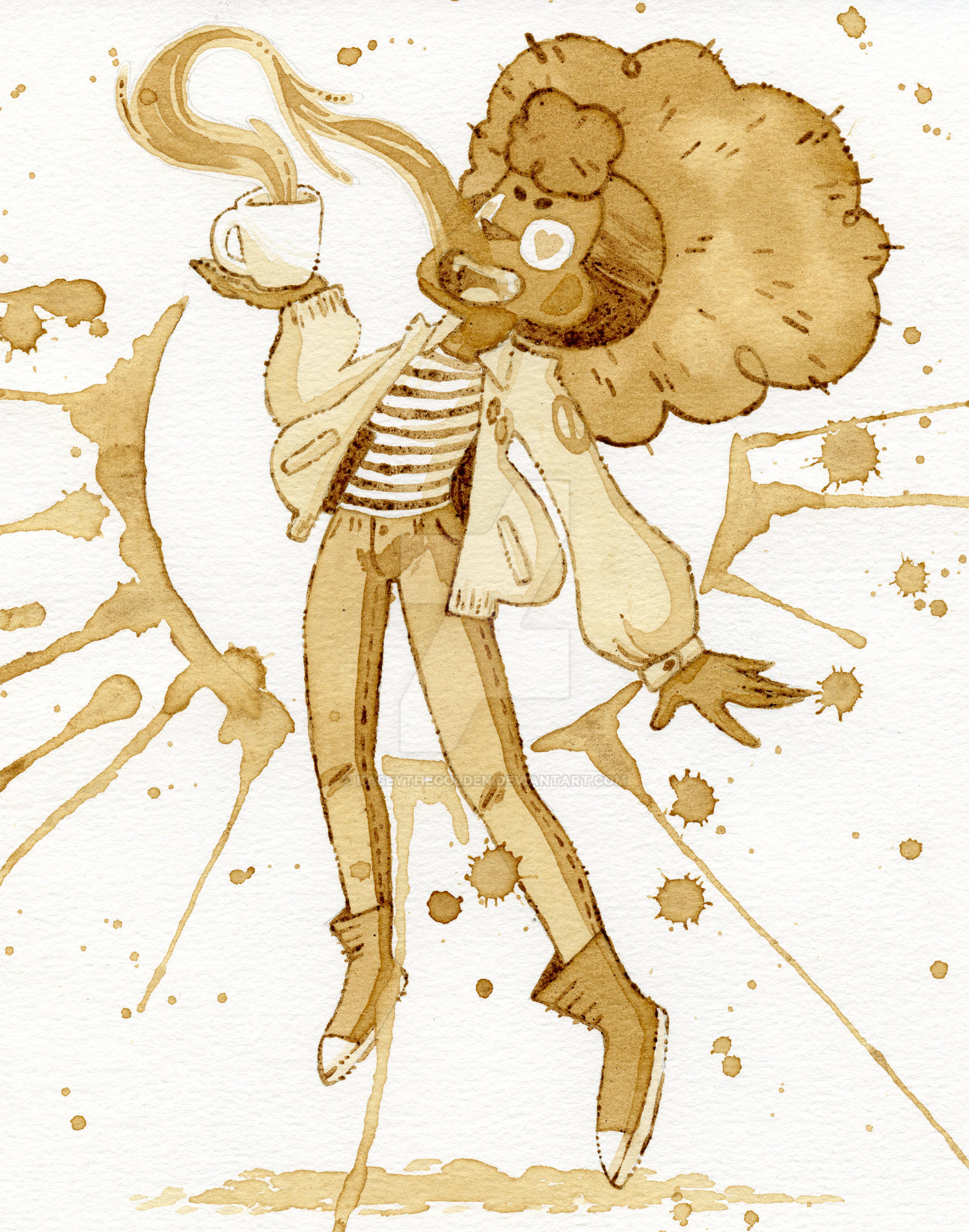 Painting with Coffee