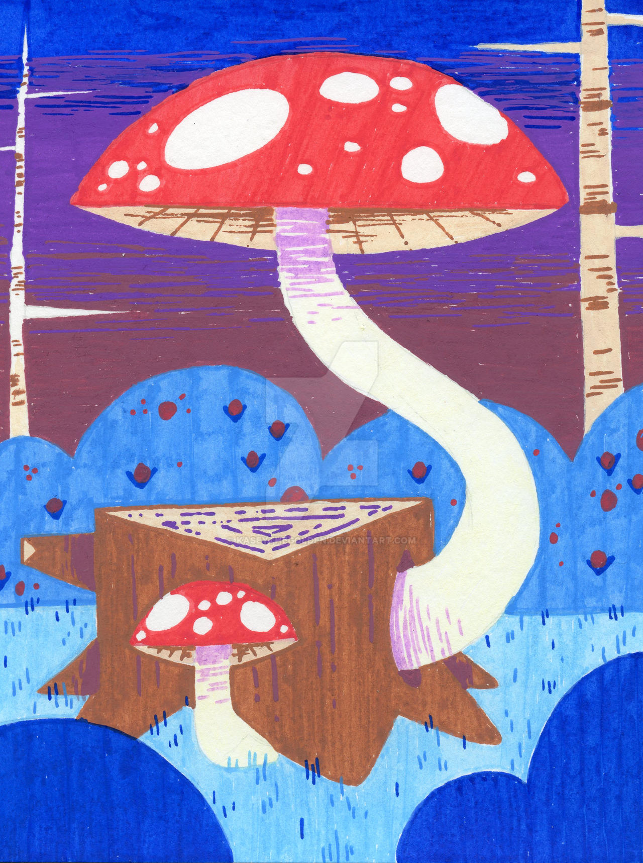 Posca Dusk 'Shroom