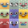 Mix 'n' Match Face Pins
