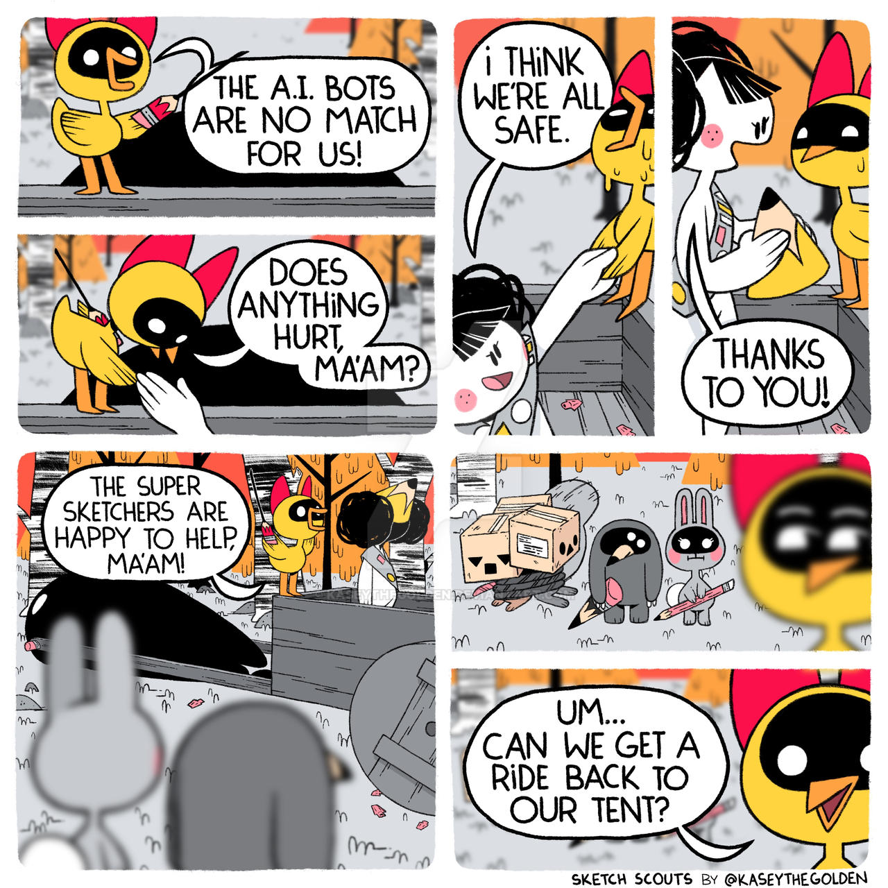 Sketch Scouts (Page 142) - The A.I. Bots