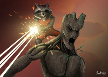 Guardians of the Galaxy: Rocket and Groot!