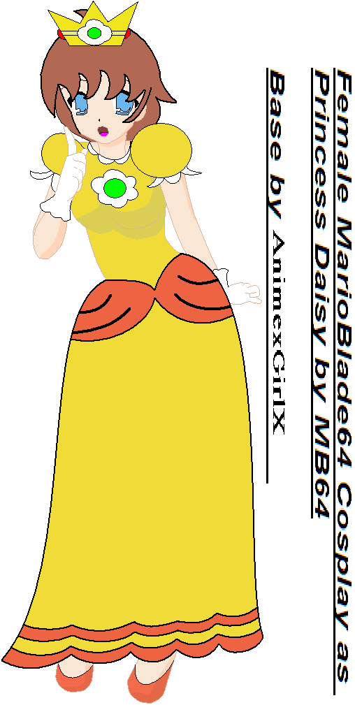 Female MB64 Cosplay as Princess Daisy