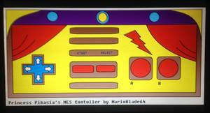 Princess Pikasia's NES Controller by MarioBlade64 Princess Pikasia's NES Controller by MarioBlade64