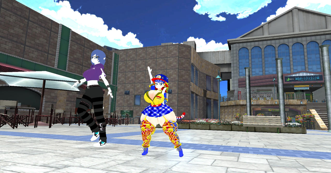 VRChat - Two friends dancing by MarioBlade64 on DeviantArt