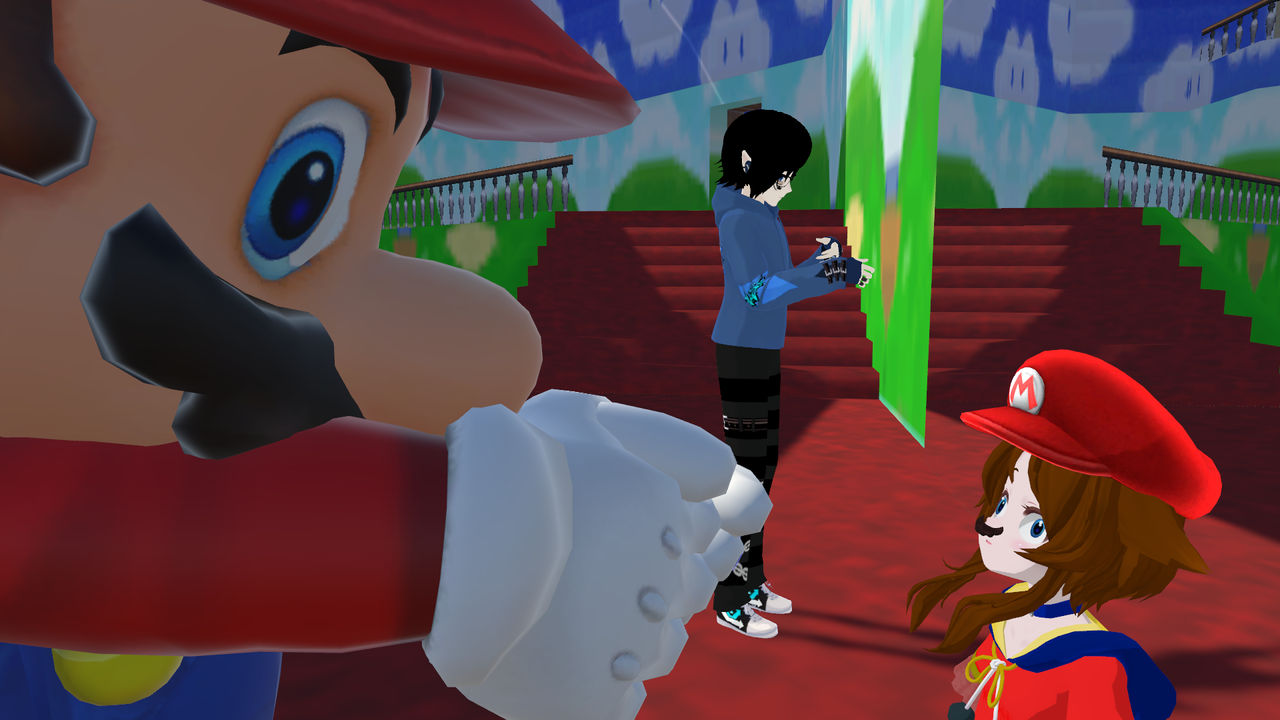 VRChat: Derp Mario meets Derp Mario by MarioBlade64 on DeviantArt