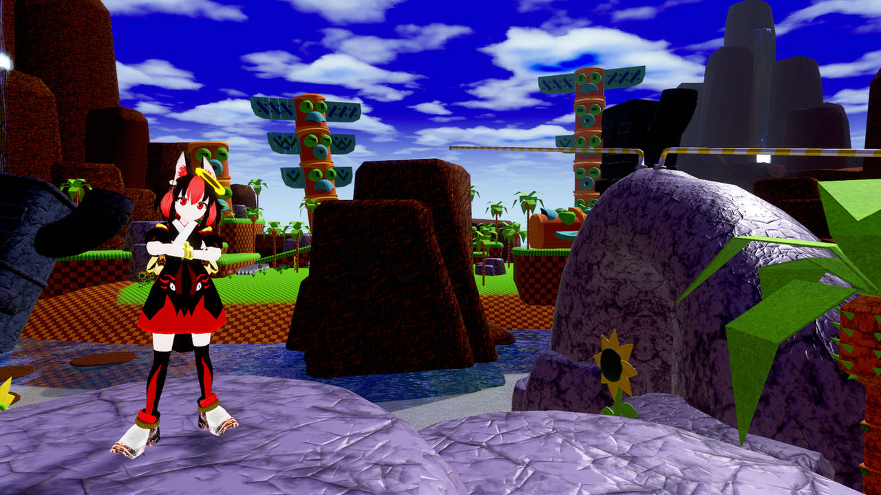VRChat: Shadow-Kuu at Green Hill by MarioBlade64 on DeviantArt