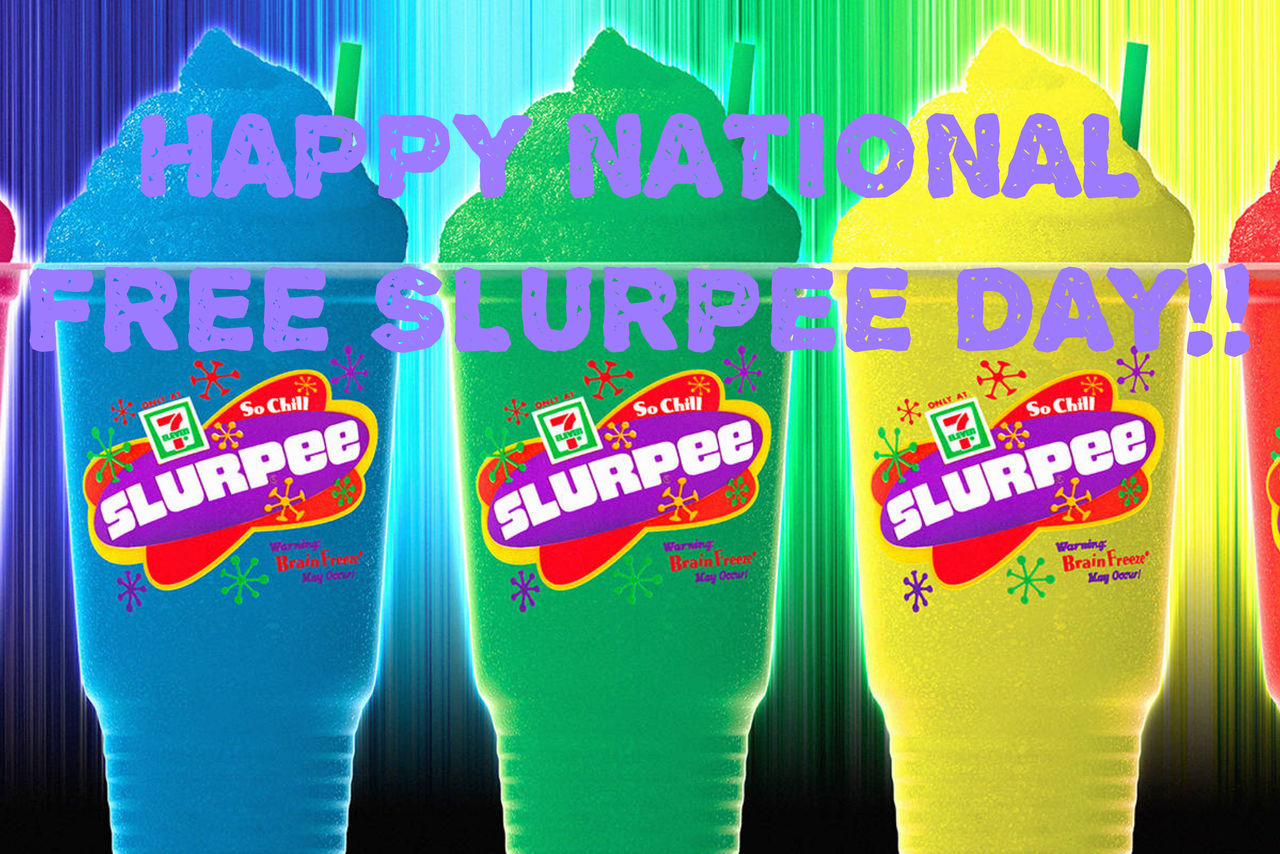 Happy National Free Slurpee Day Wallpaper by KunoichiBunny on DeviantArt